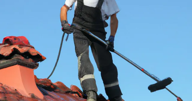 Rensning af belægning med højtryk